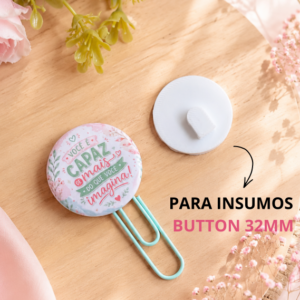 INSUMO BUTTON CLIP DE PAPEL 32MM